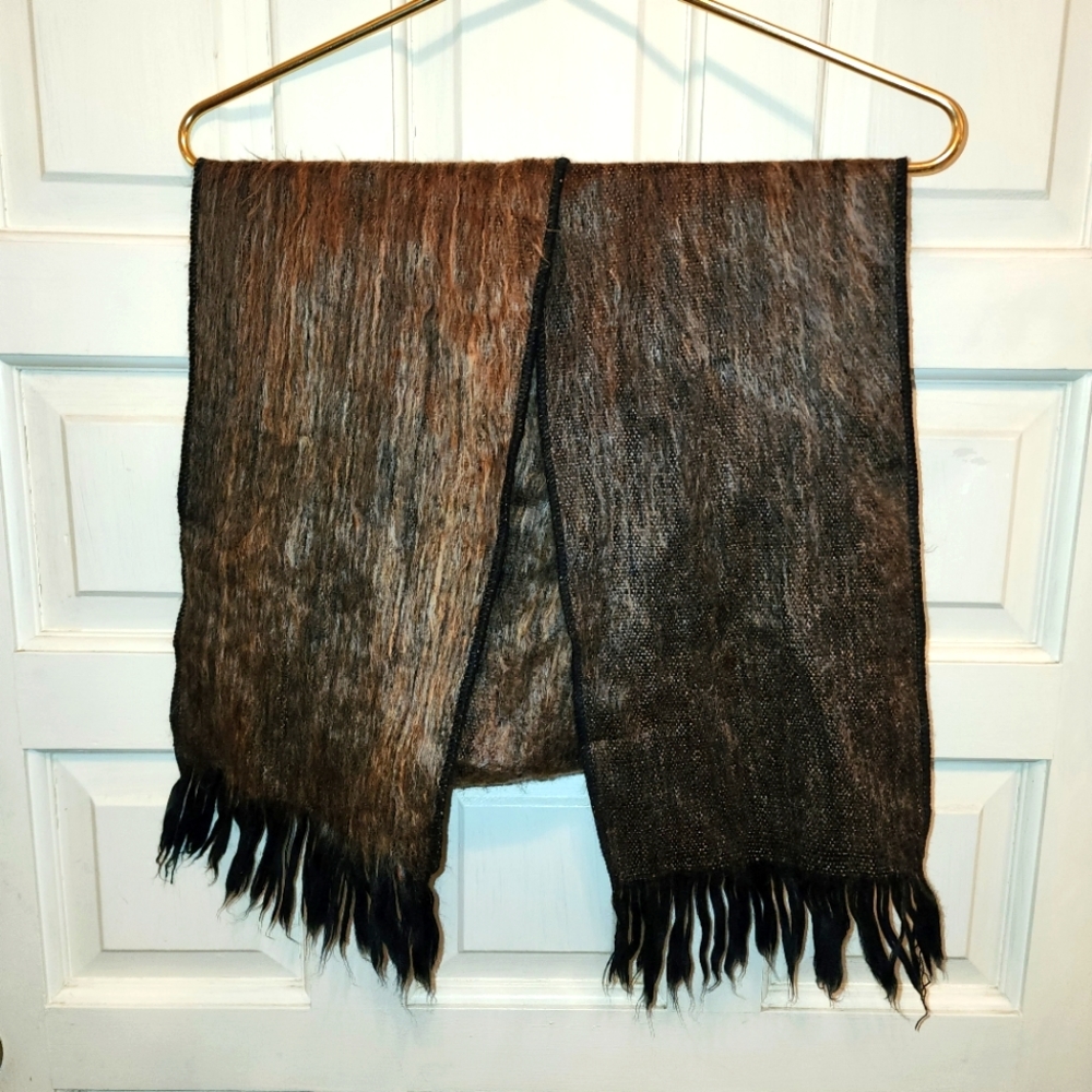 Warm, soft, cuddly Scarf  63" x 8" without fringe